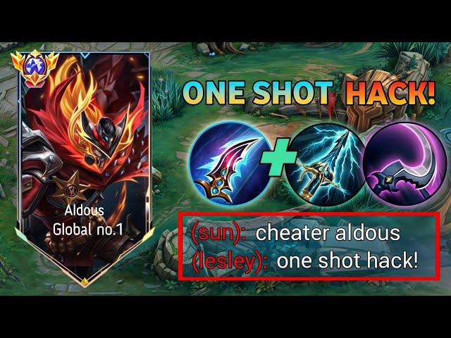 WHEN GLOBAL ALDOUS ABUSE THIS NEW ONE SHOT BUILD!!(oneshot hack! please try)