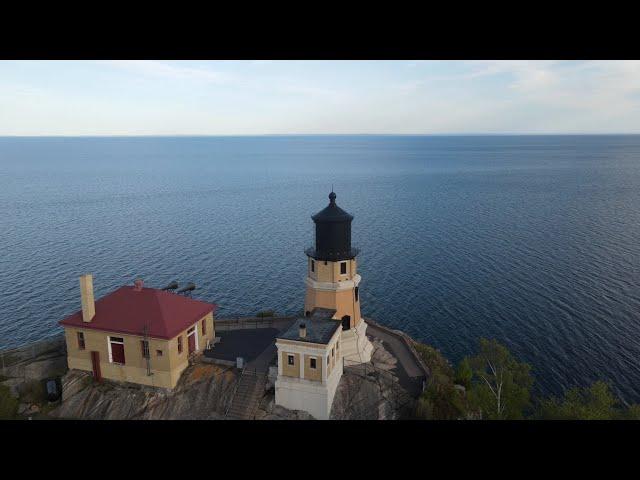 Split Rock Lighthouse  (O Farol)     Two Harbors-Minnesota (drone)