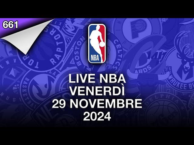 LIVE NBA venerdì 29 novembre 2024