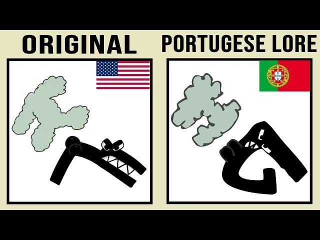 Alphabet Lore vs Portugese Lore (by SuperGibaLogan) Comparison #1