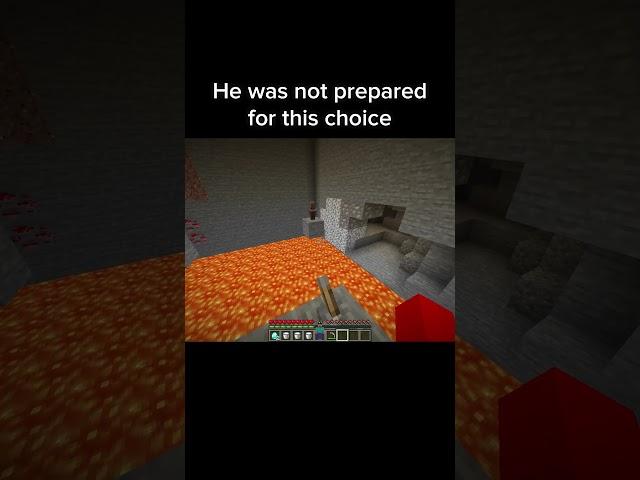 Minecraft Choice Moment