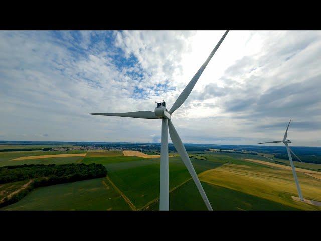 FPV DRONE vs WIND TURBINE - CINEMATIC