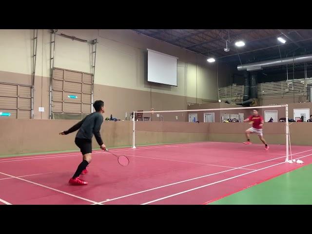 I got obliterated by badminton master