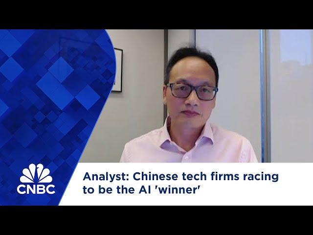 Analyst: Chinese tech firms racing to be the AI 'winner'