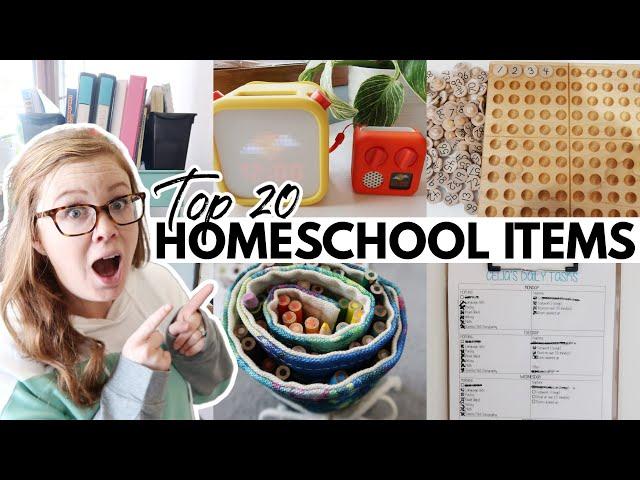 THE BEST HOMESCHOOL SUPPLIES! || Our Favorite Homeschool Items that Make Our Days Easier & More Fun