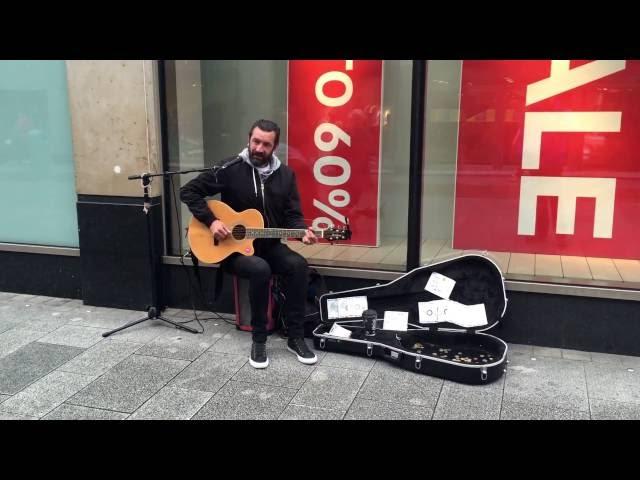 Dublin Street Singer Mick McLoughlin - The Fields of Athenry