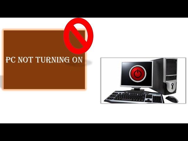 Fix a PC that's not turning ON after a sudden power cut