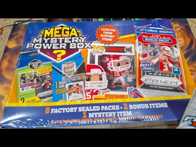 Football Mega Mystery Power Box Battle With Zach's Collections
