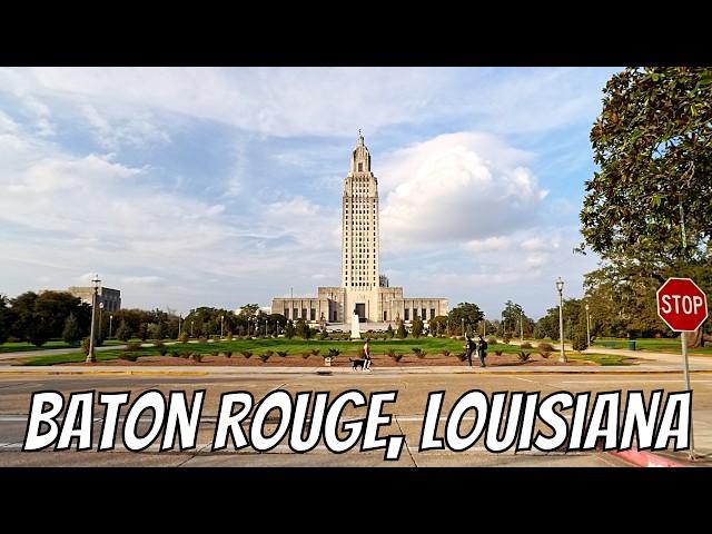 Baton Rouge, Louisiana! Drive with me through the capital of Louisiana!