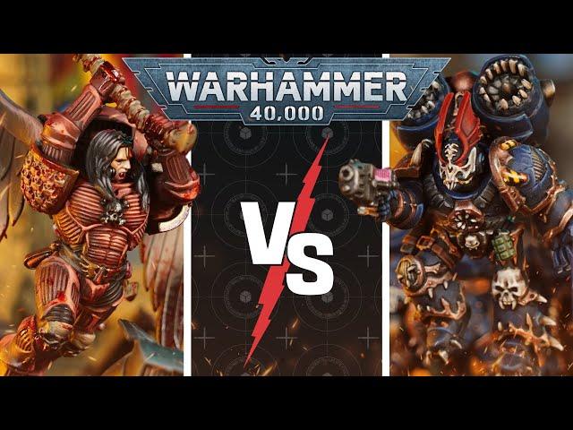 Blood Angels vs Night Lords | Warhammer 40K Battle Report