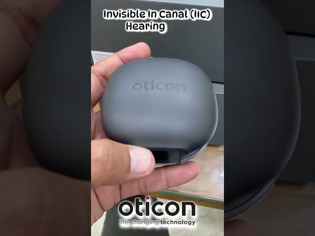 Smallest Invisible Hearing Aids at affordable price now! Oticon IIC #viral #hearingaids #viralvideo