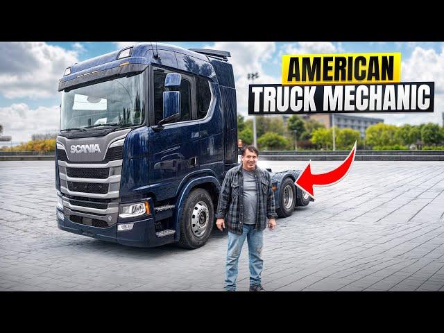 American Truck Mechanic Reacts to my Scania in USA!