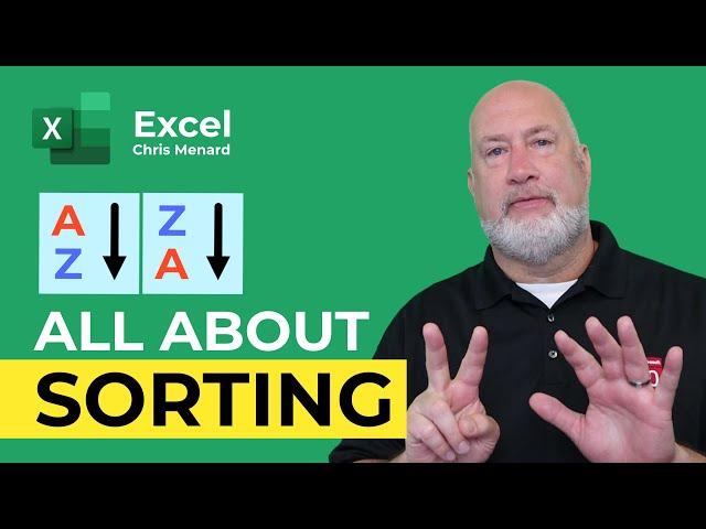 How to SORT Data in Excel | 7 Tips