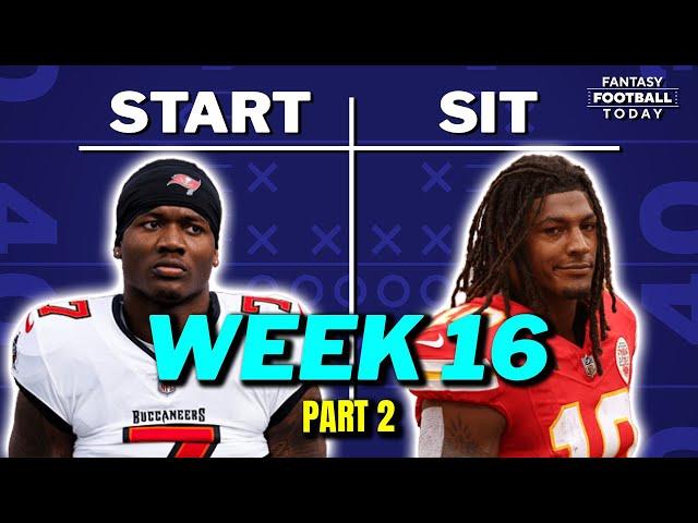 Week 16 Starts & Sits Part 2: Top Ranking Debates, Sleepers, & Busts! | 2024 Fantasy Football Advice