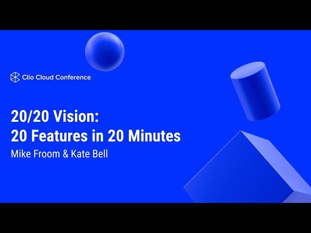 20 Features in 20 Minutes