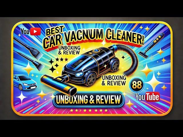 Best Car Vacuum Cleaner? Unboxing & Detailed Review