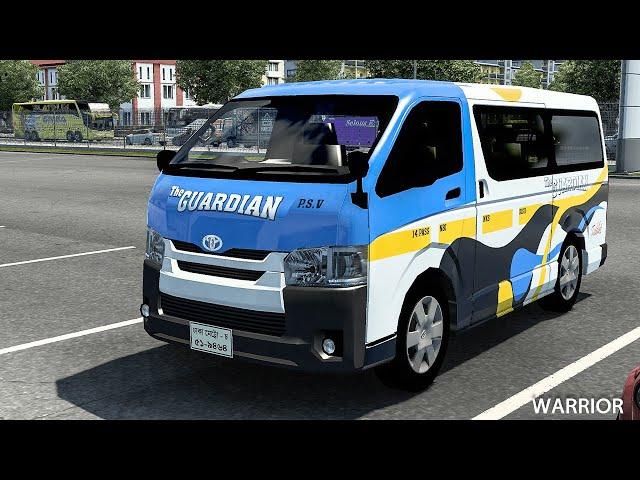 The Guardian Angel Coach Tablet: Nairobi-Narok-Bomet-Kisii | Toyota Hiace 7L | ETS2| G29