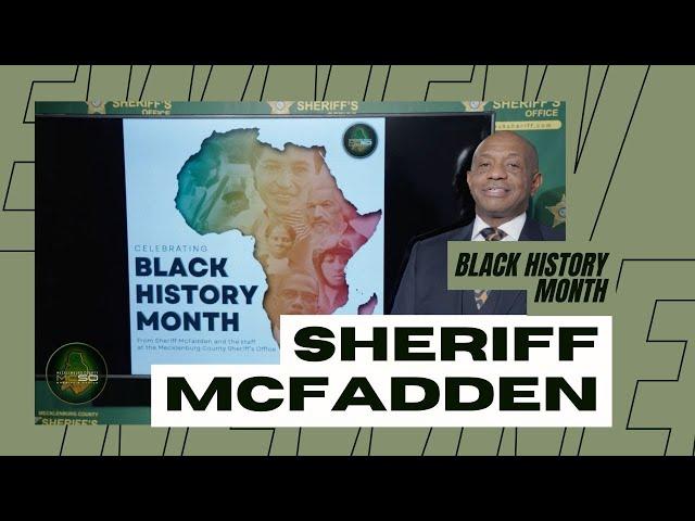 Black History Month: Sheriff Garry McFadden