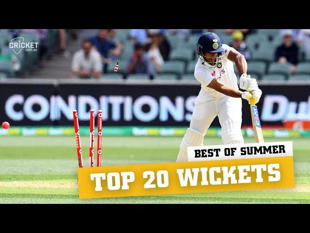 Top 20 wickets of the 2020-21 international season