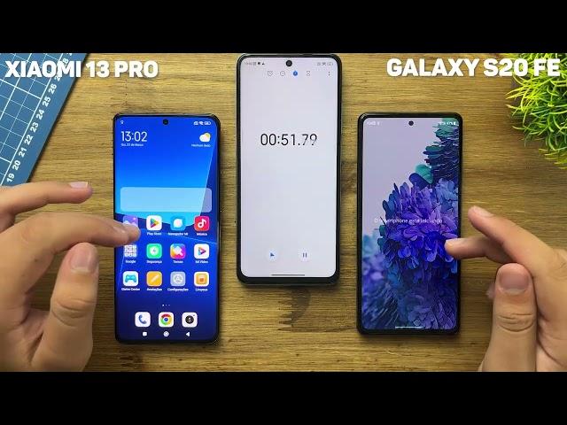 XIAOMI 13 PRO VS SAMSUNG GALAXY S20 FE 5G - FIRST SPEED TEST