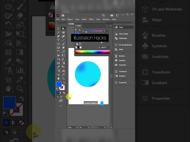 HIDDEN Adobe Illustrator Tips You Must Know! (Easily Master Adobe) #tricks #trending #shorts