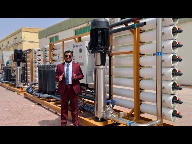 Industrial Reverse Osmosis System 1000 m3/d x 2 for Brackish Water Desalination | Dubai | Al Kafaah