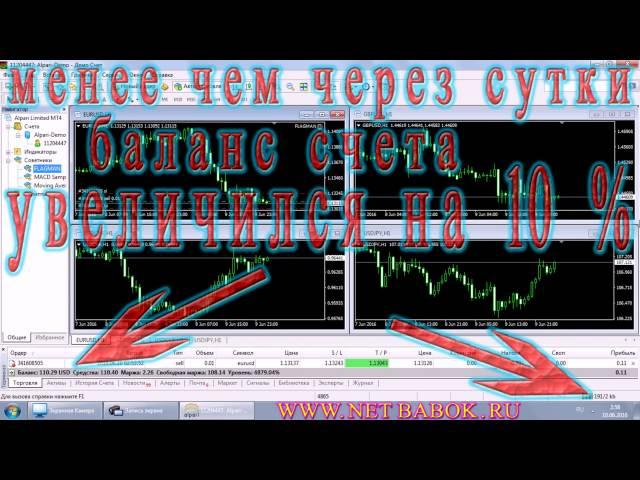 10 % прибыли каждый день - советник Флагман для MetaTrader 4