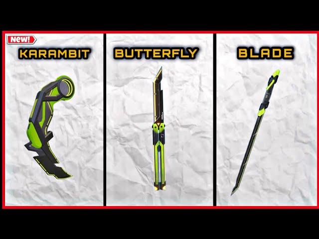 New RGX 3.0 Karambit VS RGX Blade VS RGX Butterfly Knife | Best Valorant Knifes Skin| RGX All Knifes