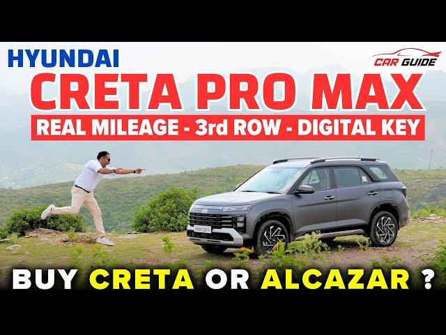 Hyundai Alcazar Drive Review - Creta Pro Max  Mileage - 3rd Row - Price | XUV700 & Safari Rival