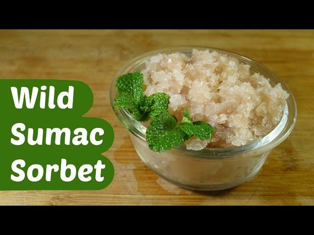 How to Make Wild Sumac Sorbet