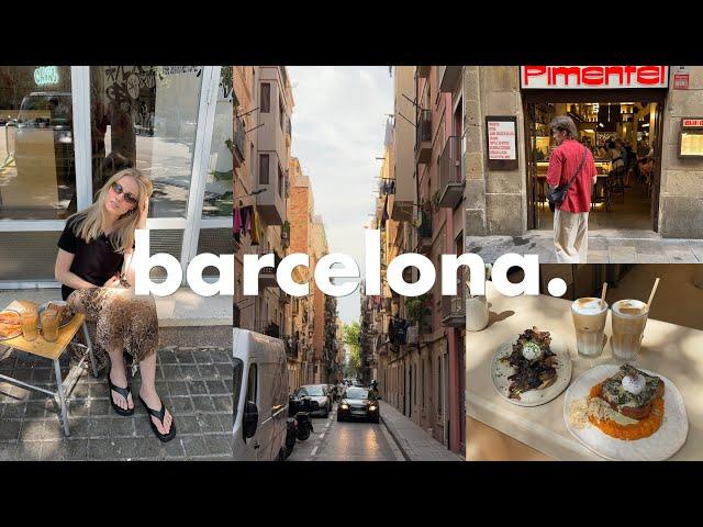 first time in barcelona | eating tapas, thrifting & exploring the city