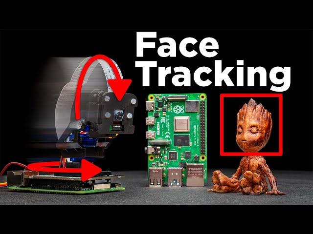 Face & Movement Tracking System Using a Raspberry Pi + OpenCV + Pan-Tilt HAT + Python