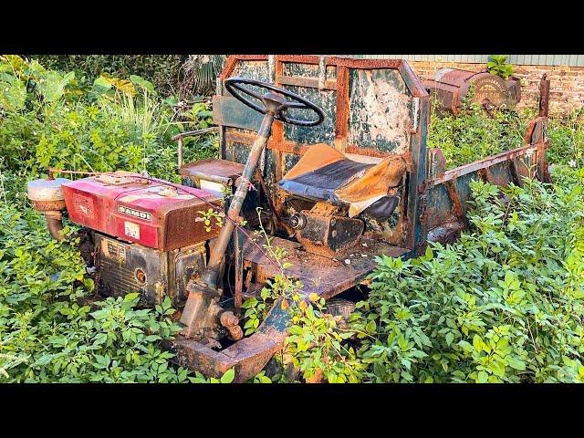 The Person Who Restored And Repaired This Antique Dump Truck Is A Genius // P1-Diesel Engine Repair