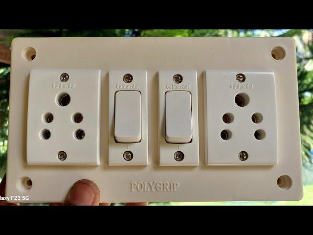 2 switch 2 socket connection # 2 Socket 2 switch connection # electric board wiring connection#