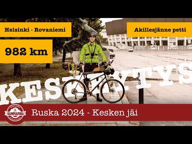 Ruska 2024 - keskeytys 1000 km:n kohdalla