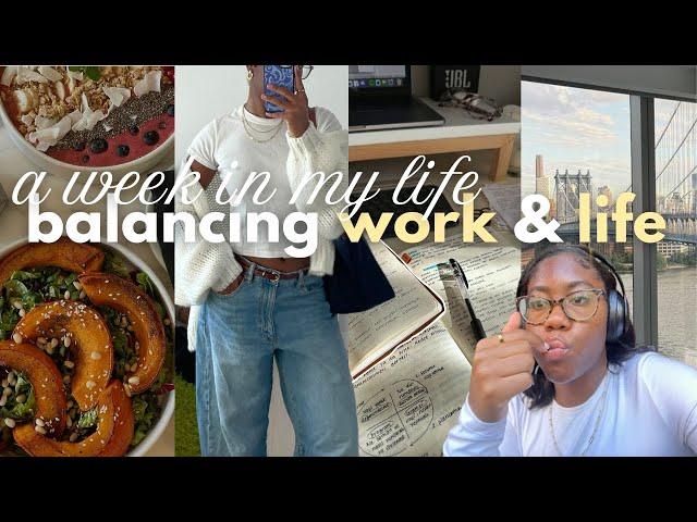 A PRODUCTIVE WEEK IN MY LIFE  how I balance life and work, productivity tips, habits & fun days