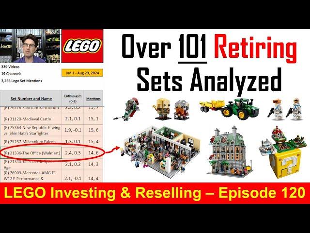 LEGO Investing - 2024 YTD Cumulative Data!!  |  Over 101 Retiring LEGO Sets Analyzed