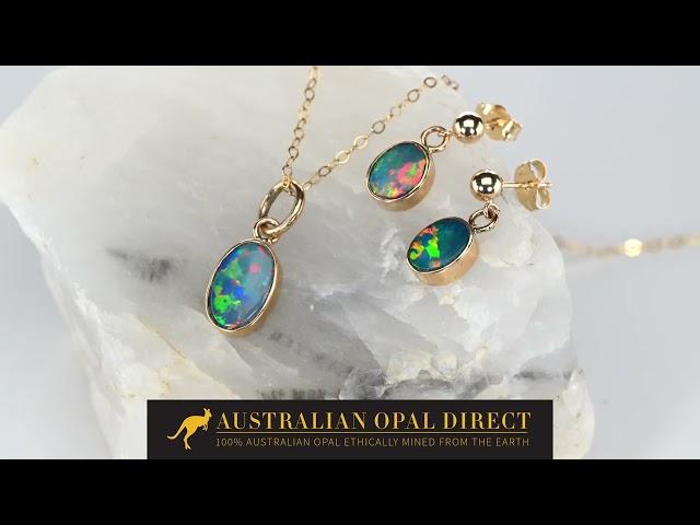 Australian Opal Jewelry Sets - Australian Opal Direct | Worldwide Shipping