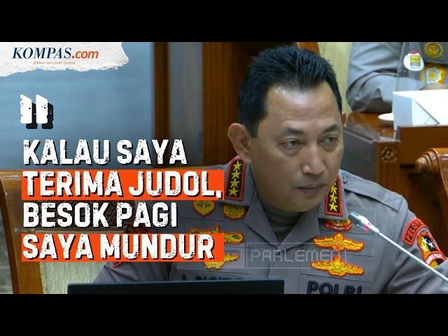 [FULL] Kapolri Siap Mundur karena Judi "Online", Disinggung Takut atau Sulit dalam Kasus Timah