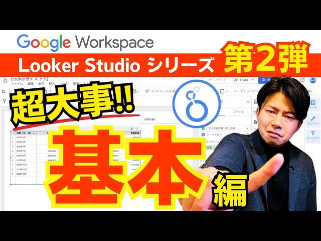 【第2弾】Looker Studioの基本の「き」。誰でもできる実績可視化をイチから解説！ Google Workspace徹底活用編