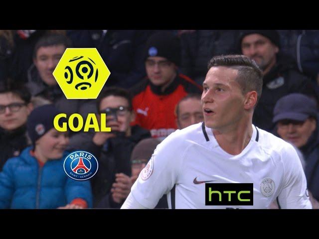 Goal Julian DRAXLER (39') / Stade Rennais FC - Paris Saint-Germain (0-1)/ 2016-17