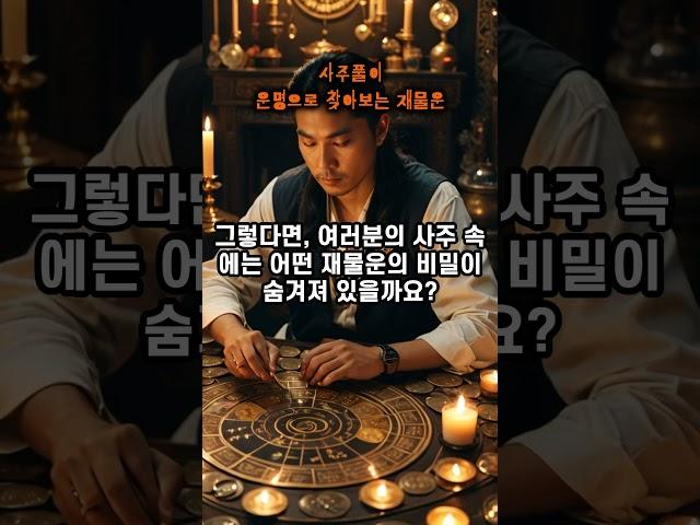 8 운명으로 찾아보는 재물운