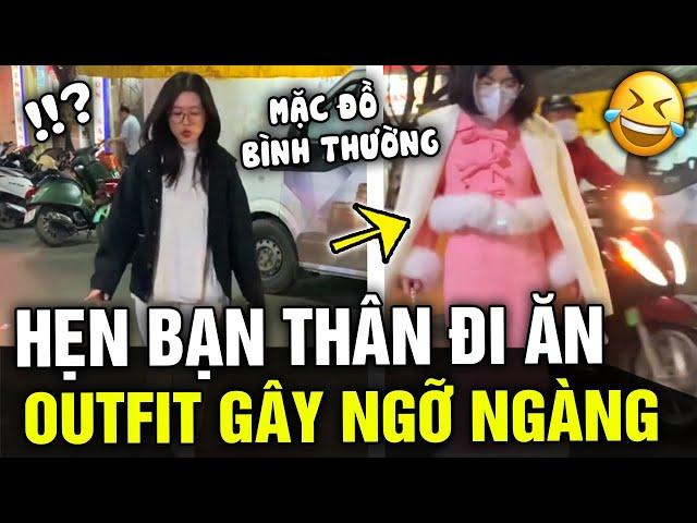 Hẹn bạn thân THỐNG NHẤT OUTFIT đơn giản đi ăn, nhưng cái kết QUAY XE khiến cô gái ĐỨNG HÌNH | TÁM TV