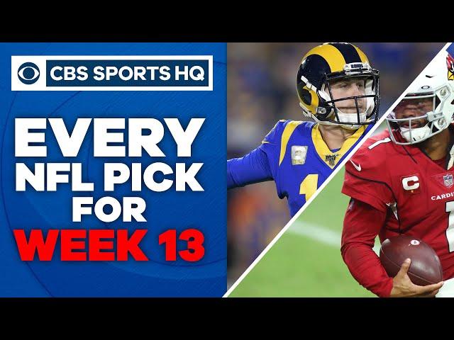 Brady Quinn and Pete Prisco make EVERY WEEK 13 NFL Pick | CBS Sports HQ