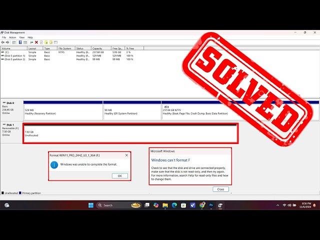 Fix USB Flash No Media error | Repair pendrive not show in computer | Recover USB flash