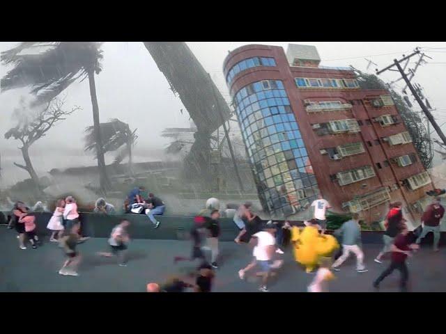 Now China is Under Attack! The strongest storm has destroyed the entire city