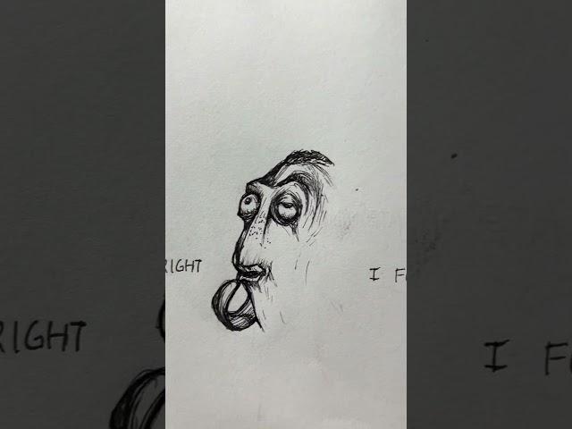 Dori forgets about Nemo #my #art #drawing #artist #artwork #cartoon #sketch #animation #draw