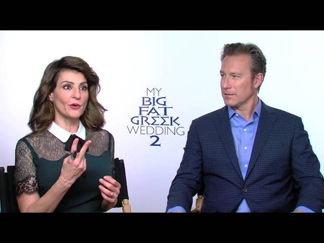 My Big Fat Greek Wedding 2: Nia Vardalos & John Corbett Official Movie Interview | ScreenSlam