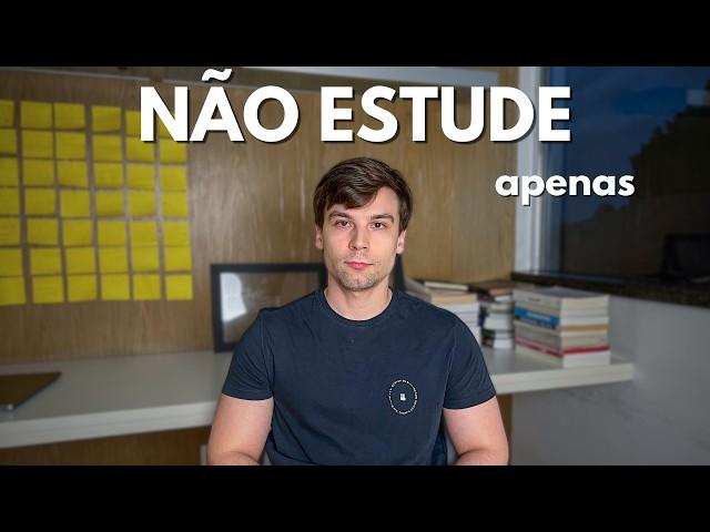 Um Ano Inteiro Estudando (Foi um Erro)