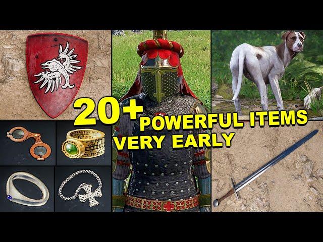 Kingdom Come Deliverance 2 - How To Get 20+ Best Powerful Items In Very Early (Weapons, Armors etc)